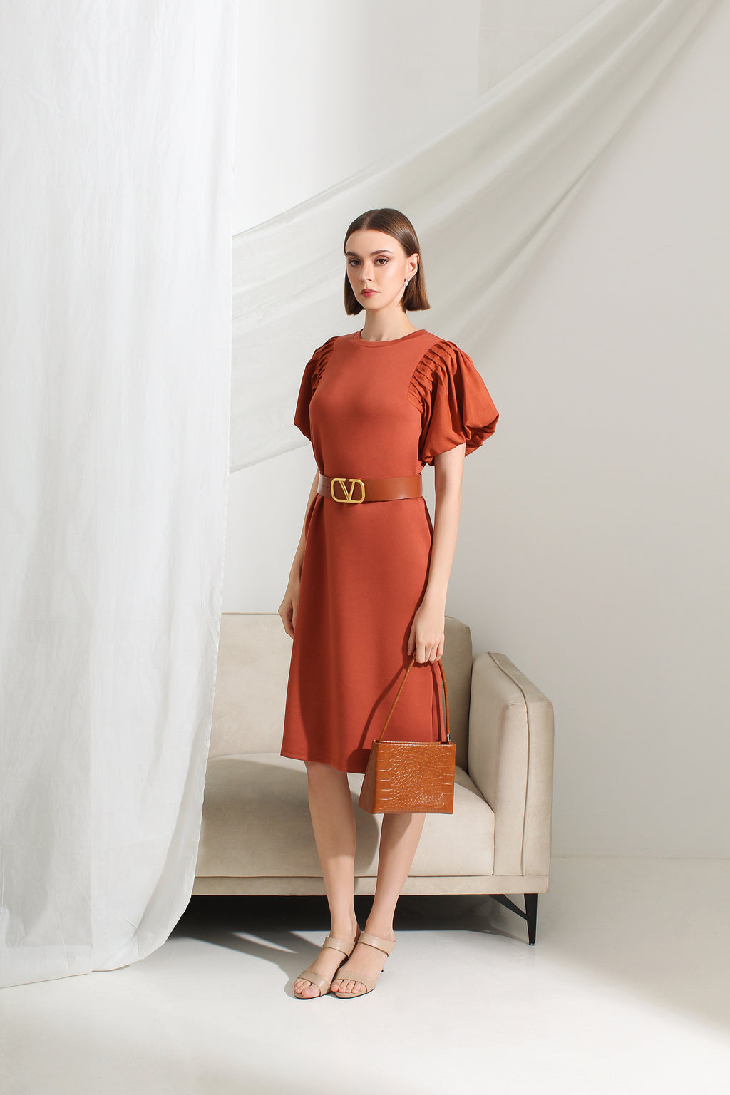Puff Sleeve Dress