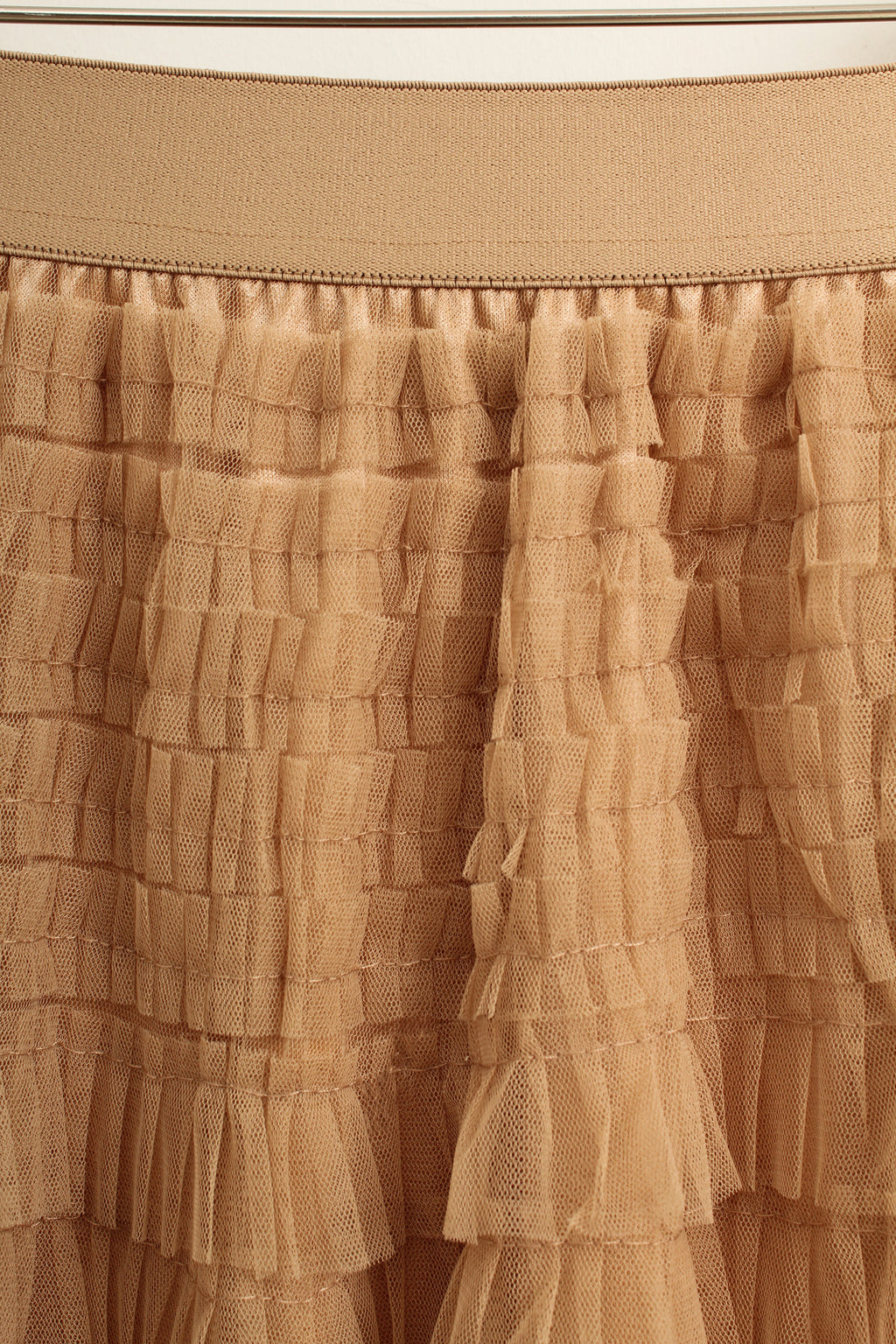 Romantic Tulle Midi Skirt (Free Size)
