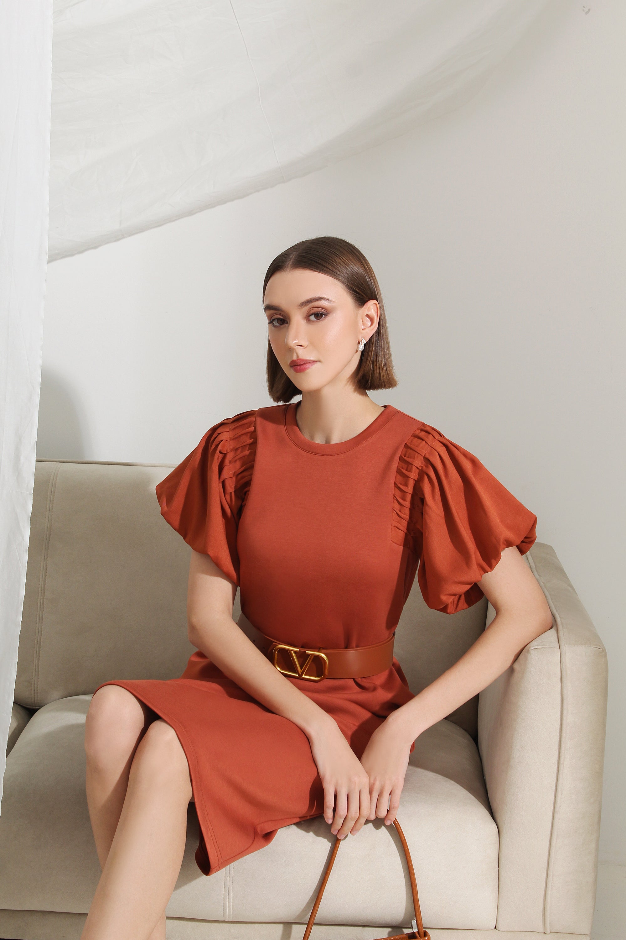 Puff Sleeve Dress