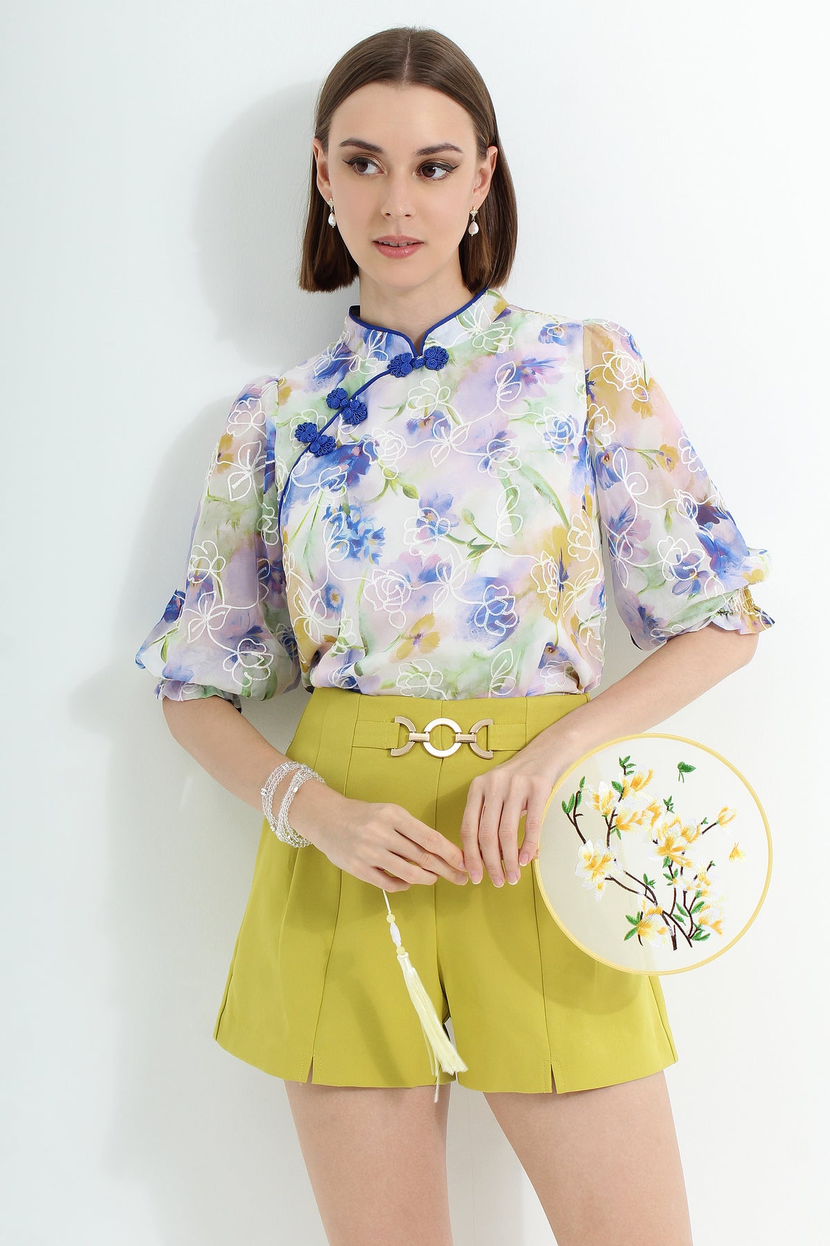 Chun Tian Qipao Top