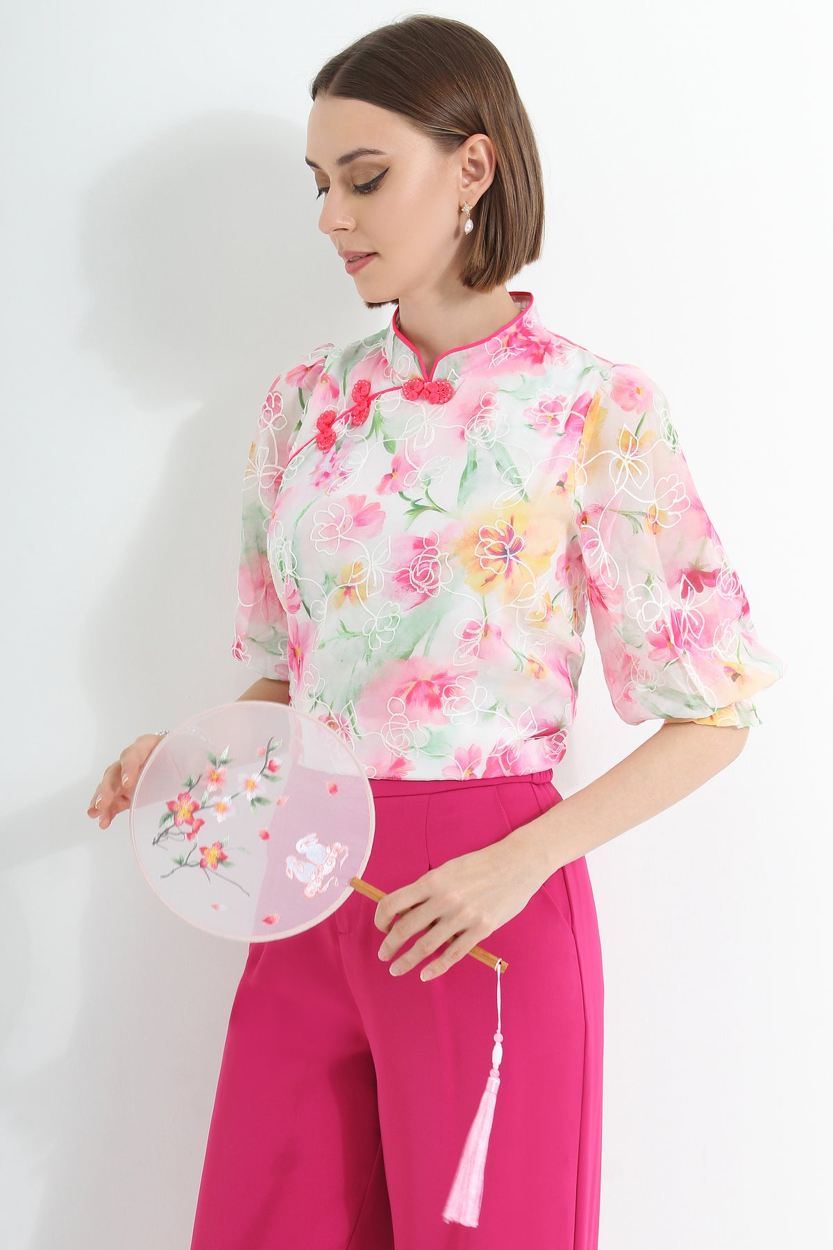 Chun Tian Qipao Top