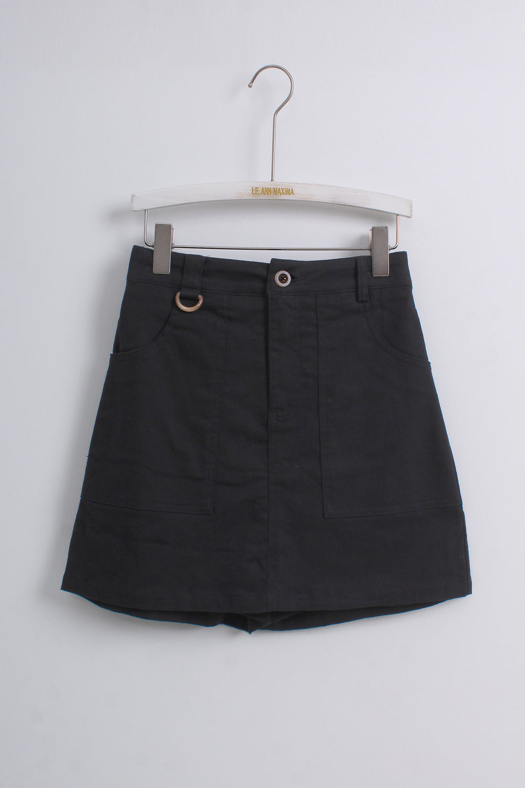 A-line Skirt in Black (S size)