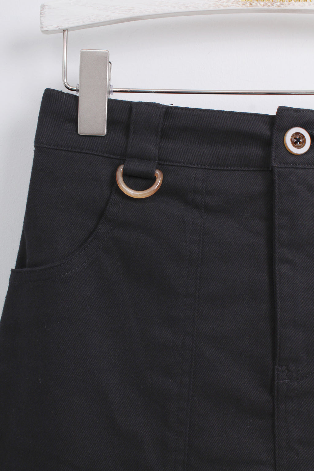 A-line Skirt in Black (S size)