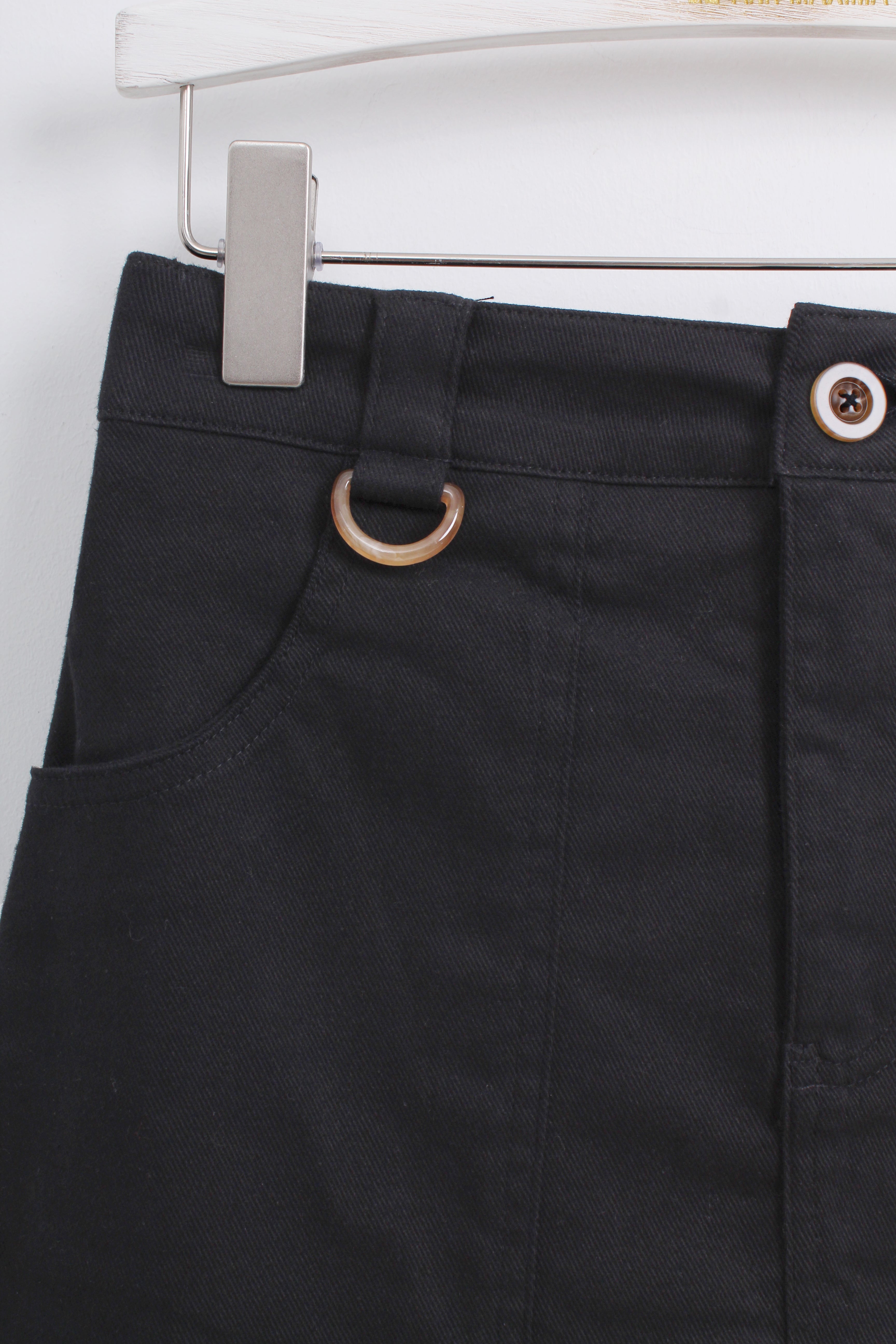 A-line Skirt in Black (S size)