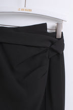 Knot Wrap Pencil Skirt