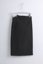Knot Wrap Pencil Skirt