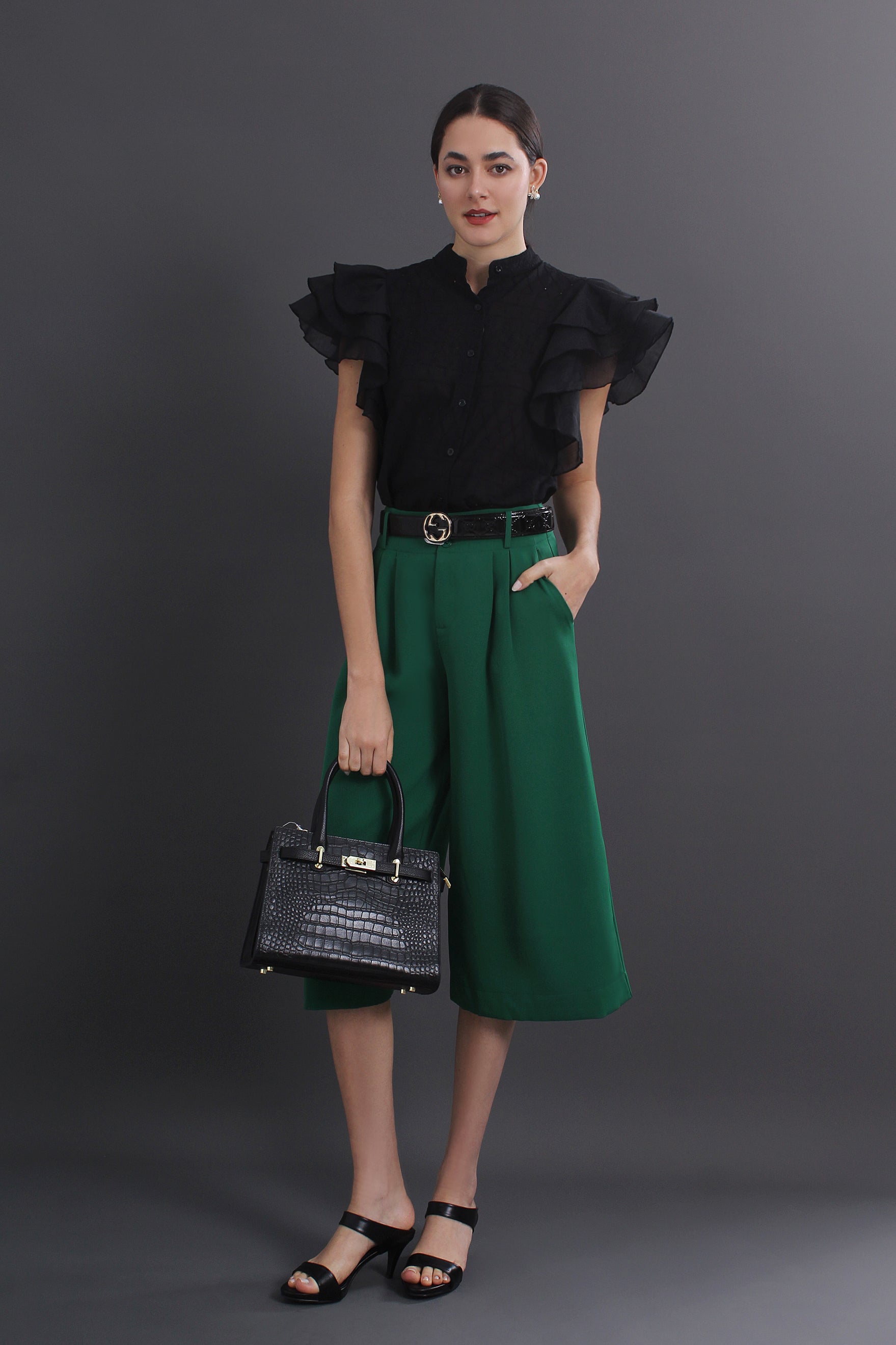 Suiting Culottes Pants