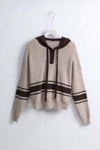 Knit Hoodie Sweater (Free Size)