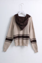 Knit Hoodie Sweater (Free Size)
