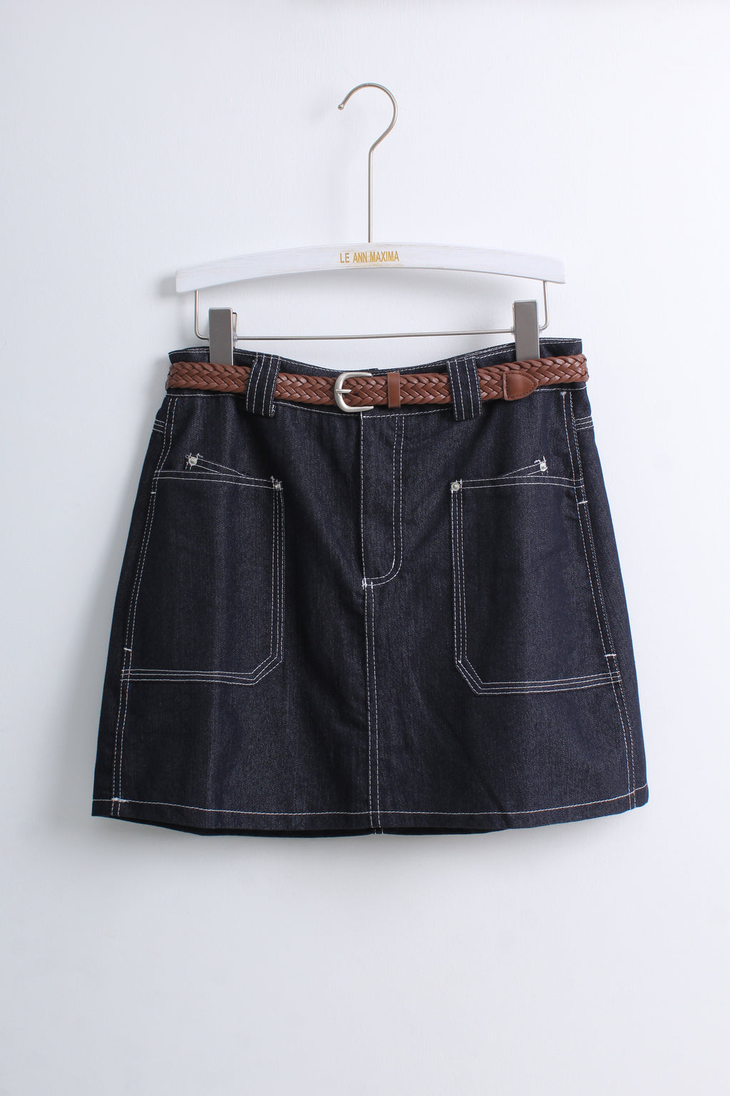 Dark Blue Denim Skirt (XL size)
