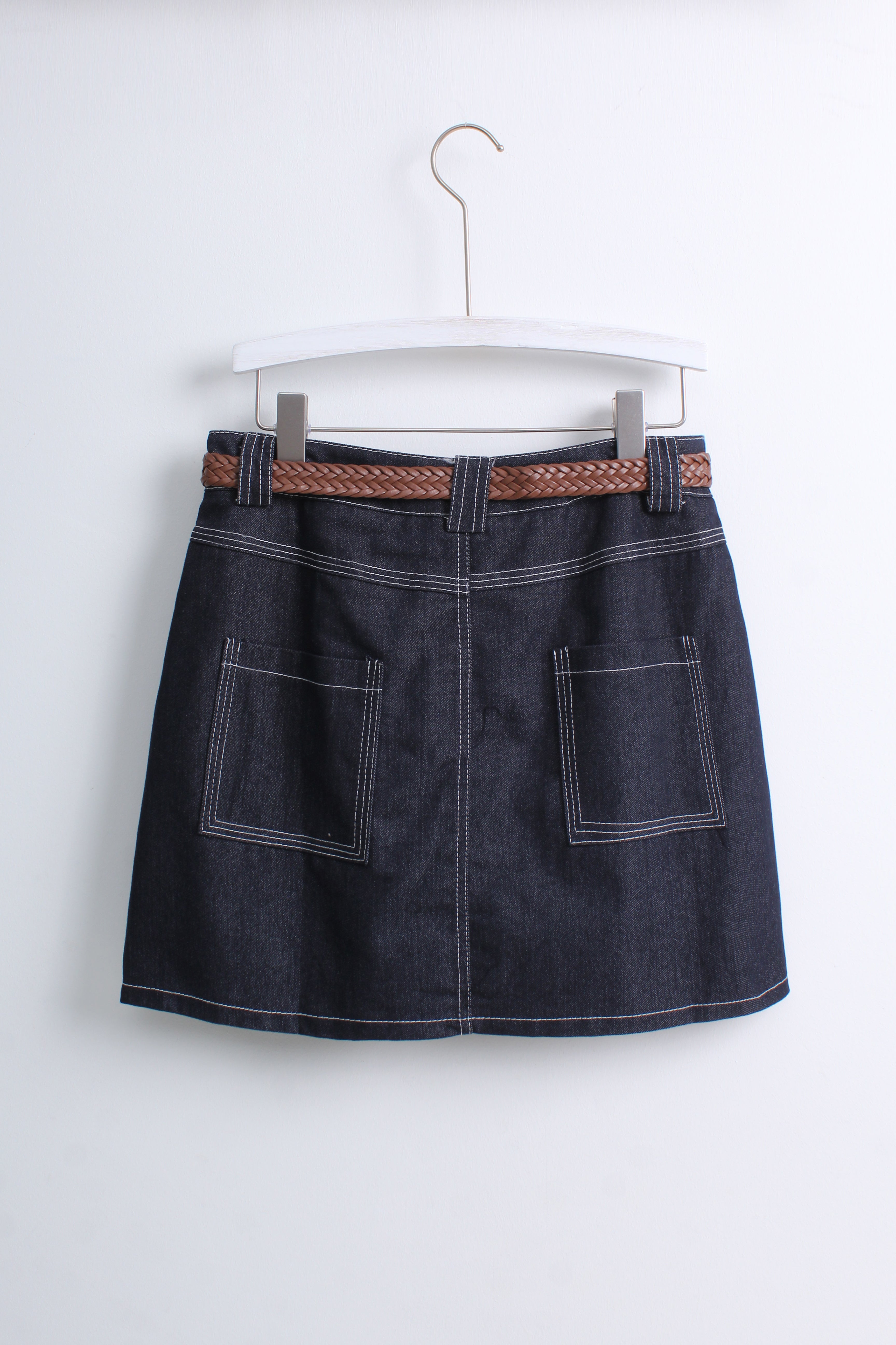 Dark Blue Denim Skirt (XL size)