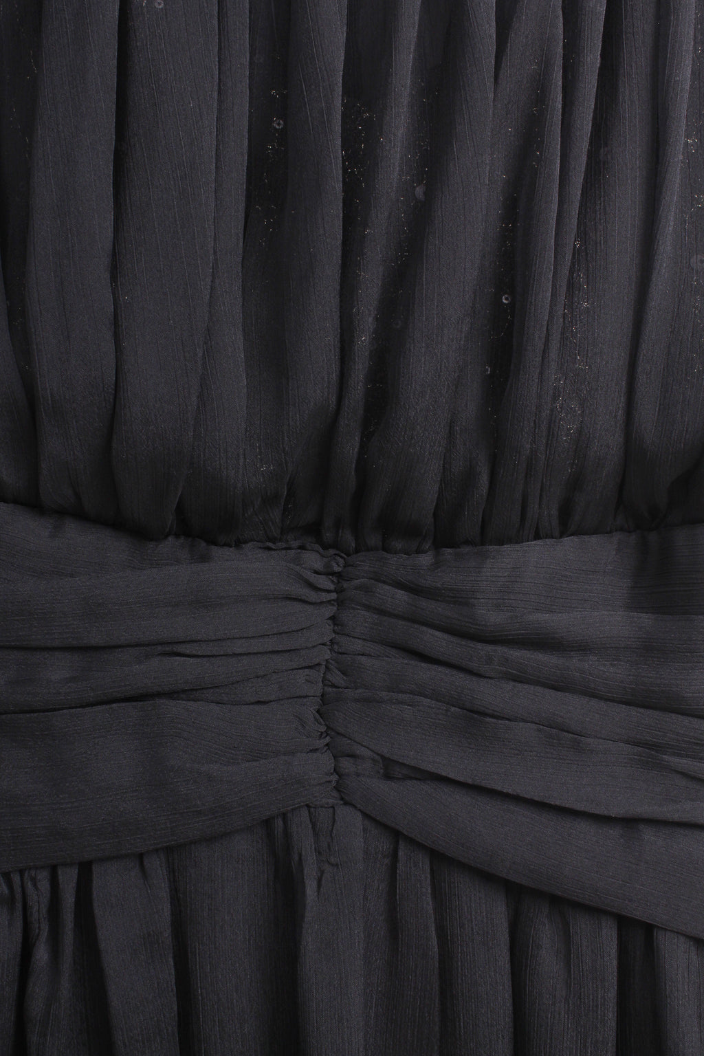 Romantic Ruffle Maxi Dress in Black (L size)