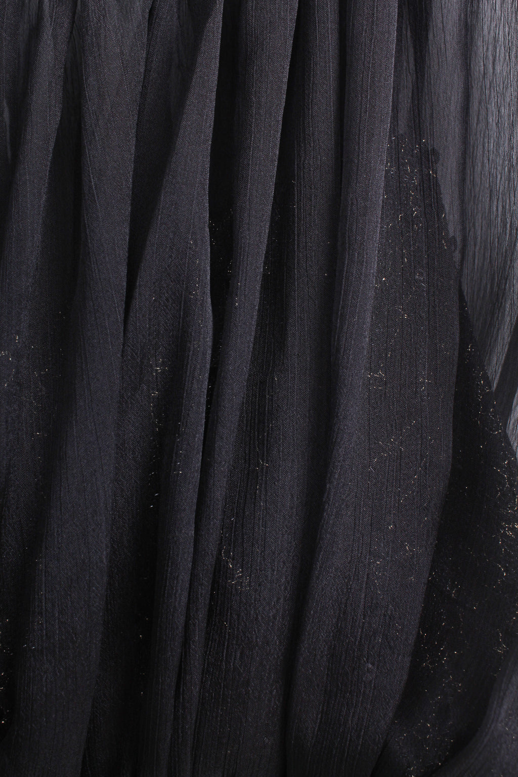 Romantic Ruffle Maxi Dress in Black (L size)