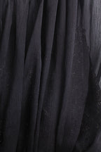 Romantic Ruffle Maxi Dress in Black (L size)