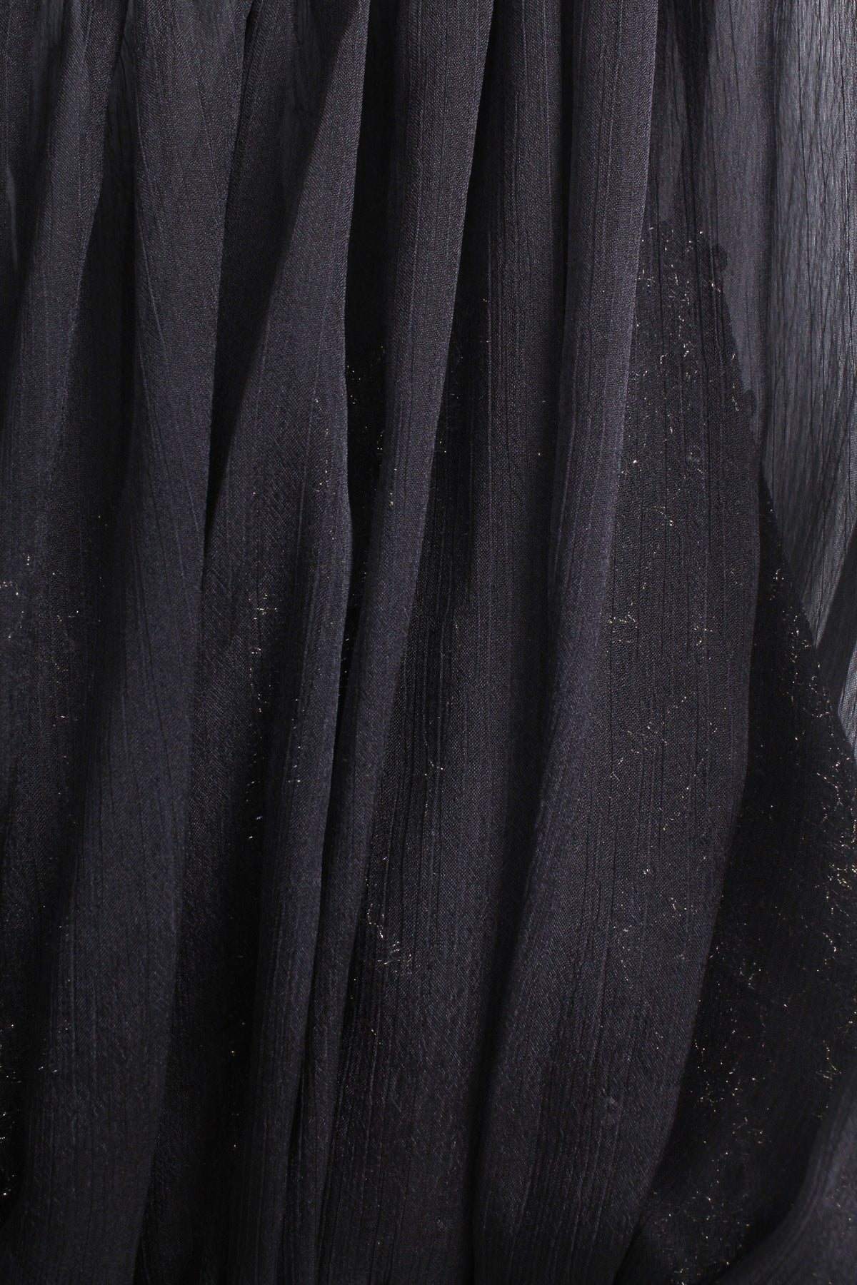 Romantic Ruffle Maxi Dress in Black (L size)