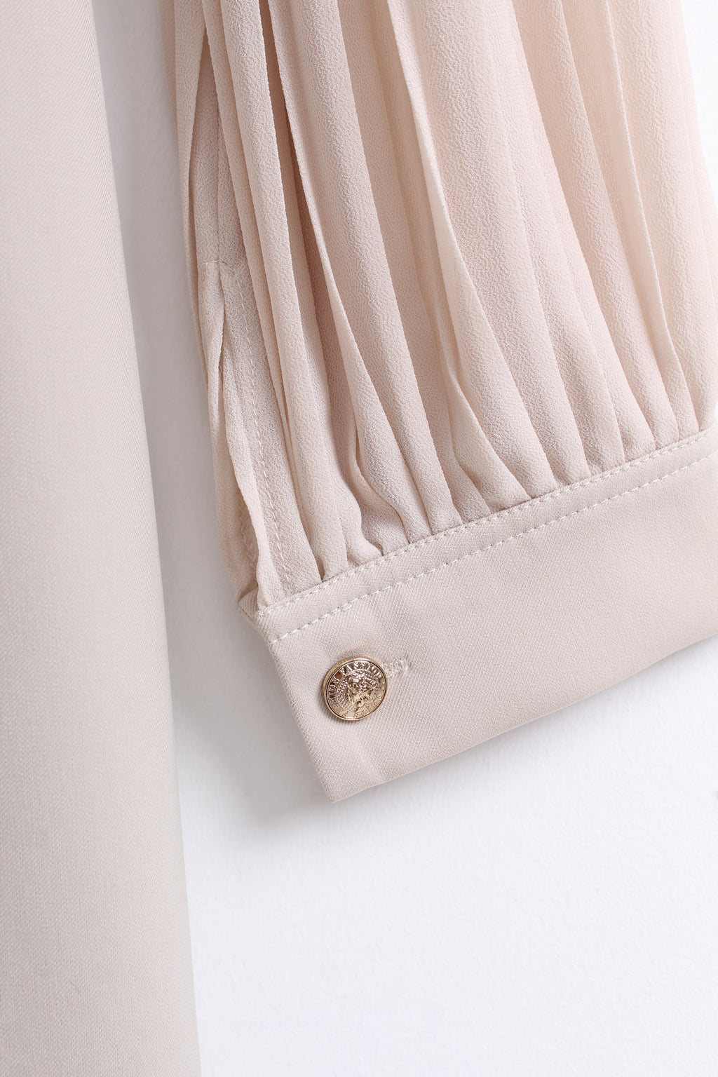 Pleated Wrap Midi Dress (L size)