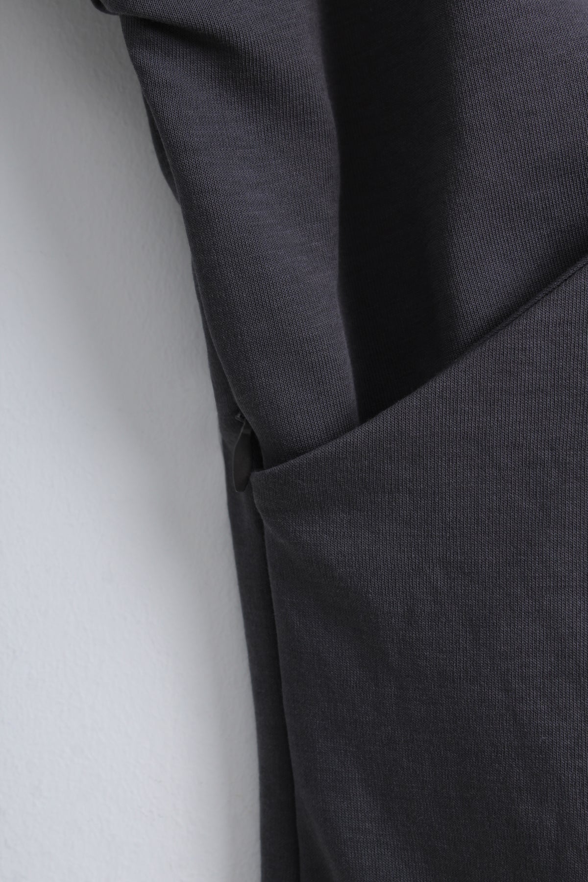 Puff Sleeve Wrap Top in Grey (S size)