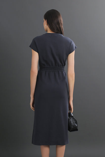 French Inspired Utility Midi Dress