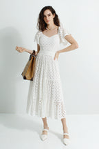 Lace Sweetheart Maxi Dress