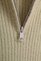 Knit Quater Zip Sweater (Free Size)