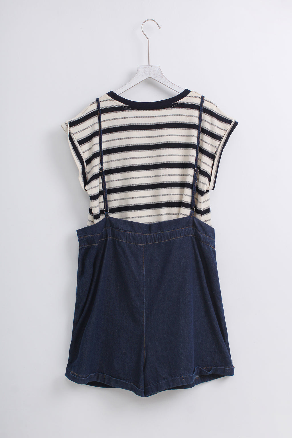 Denim Romper One piece Set (Free Size)