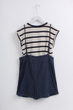 Denim Romper One piece Set (Free Size)