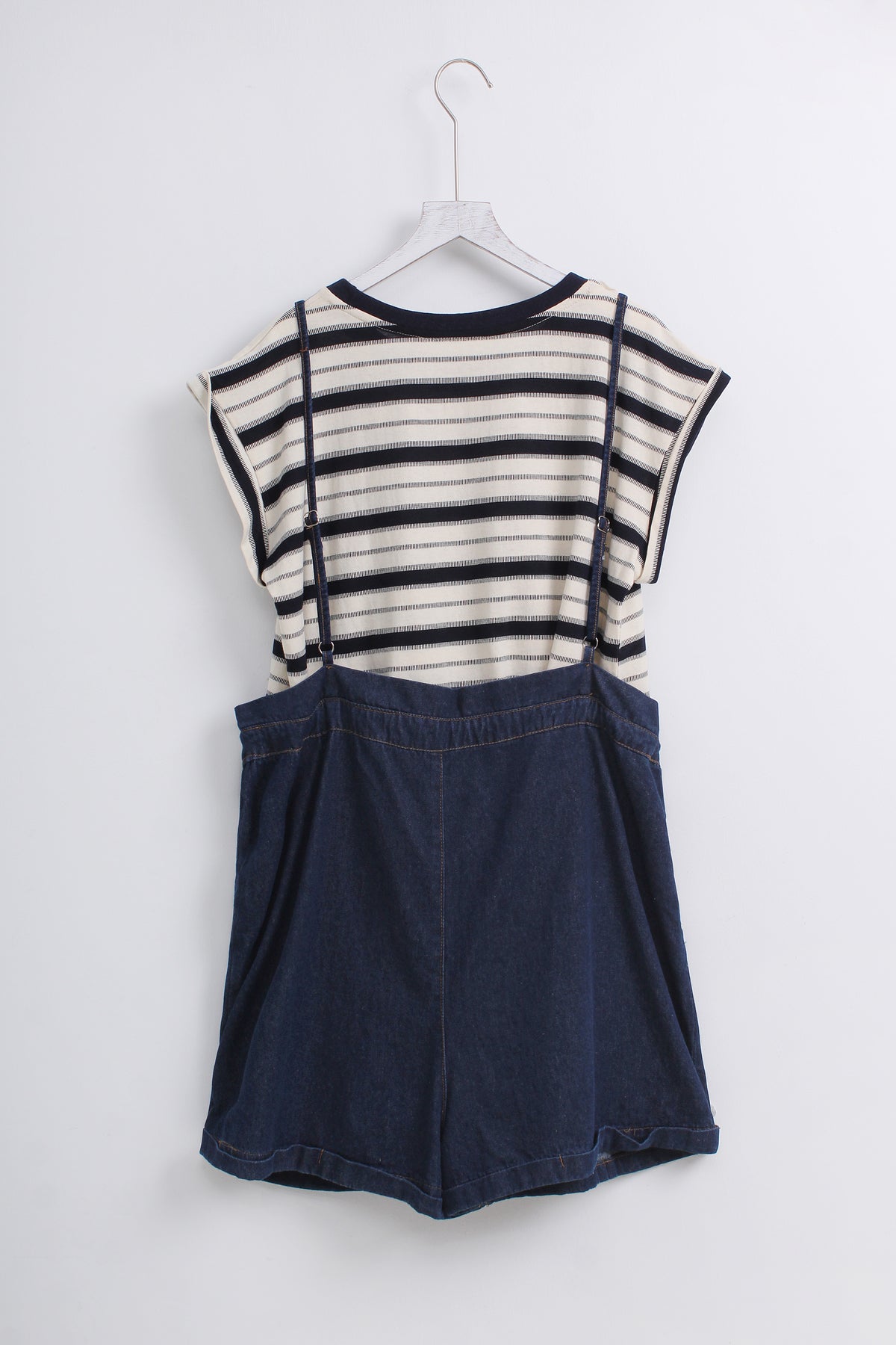 Denim Romper One piece Set (Free Size)