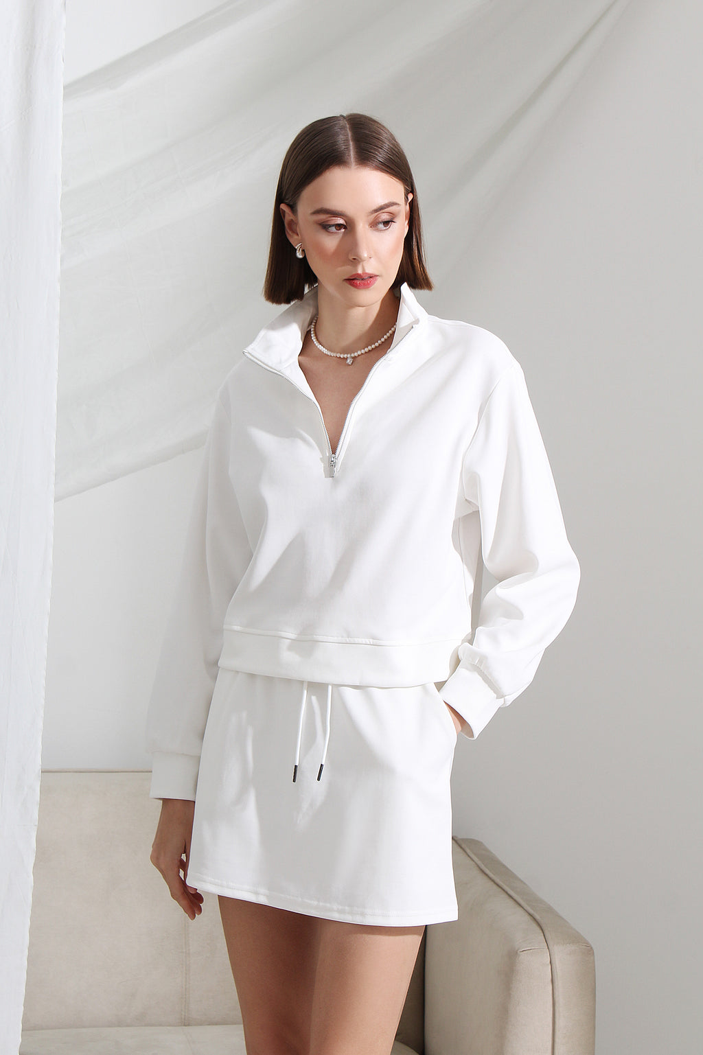 Off-Duty Easy Wear Zip Two-Piece