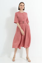 Button Up Midi Dress