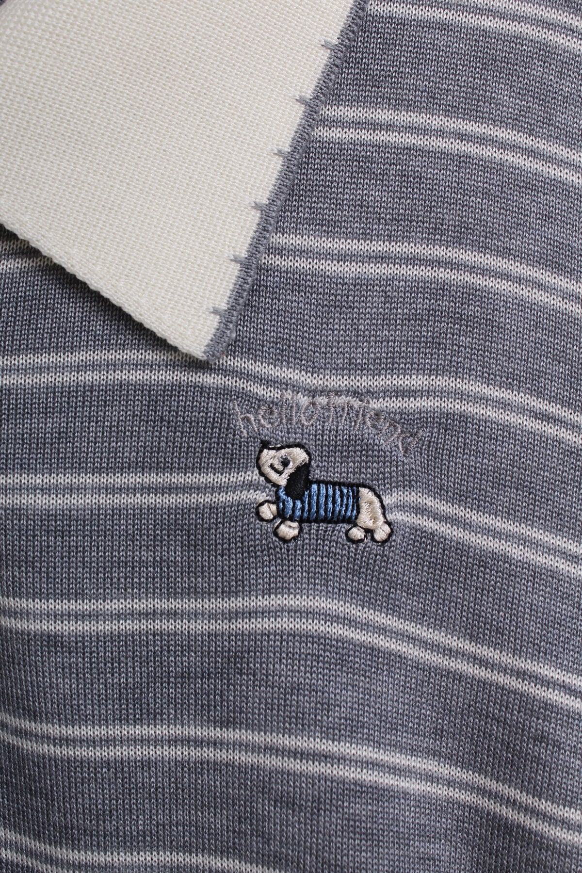 Cute Doggie Casual Knit Collared Top (Free size)