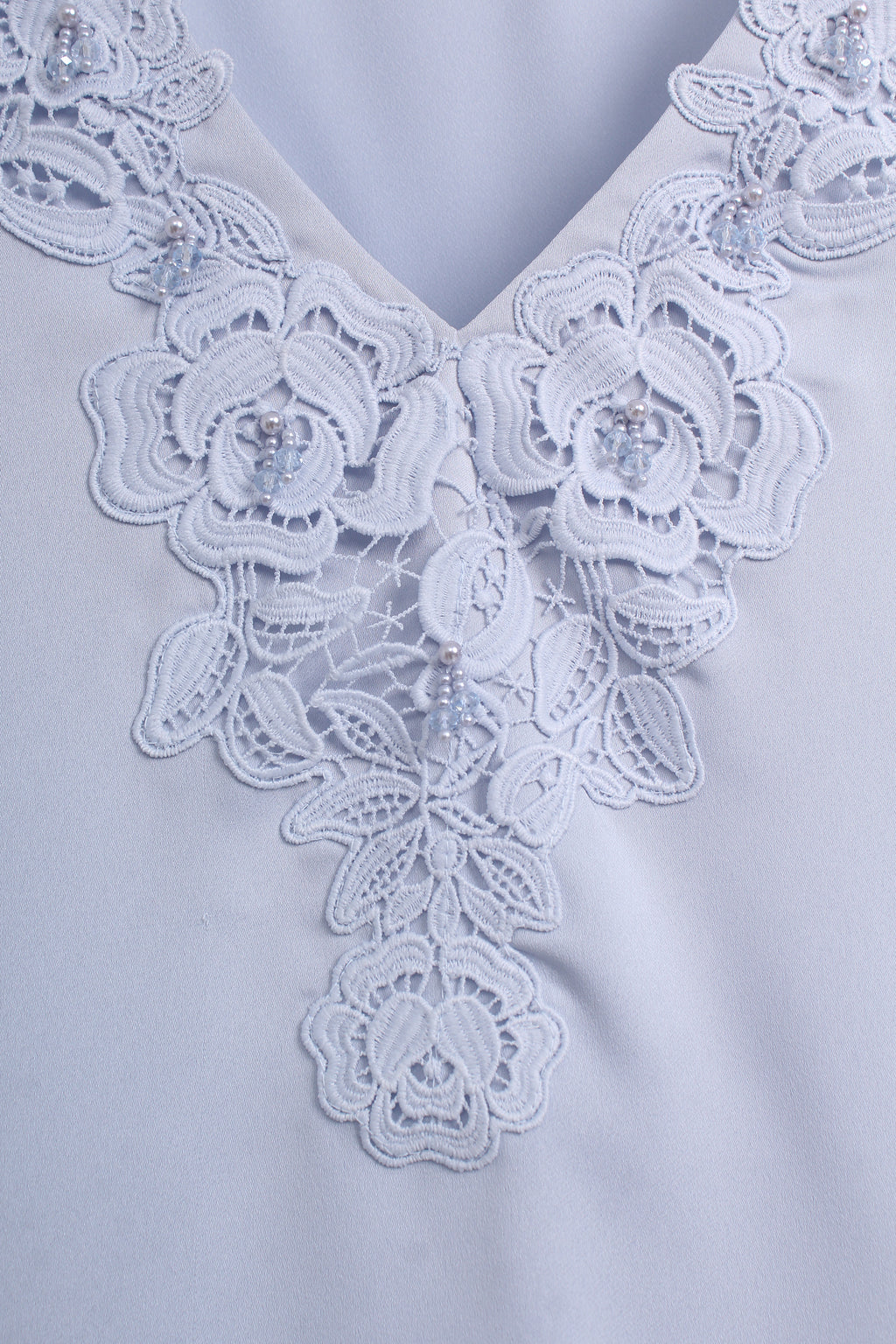 Elegant Baby Blue Blouse (L size)