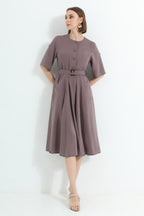 Button Up Midi Dress
