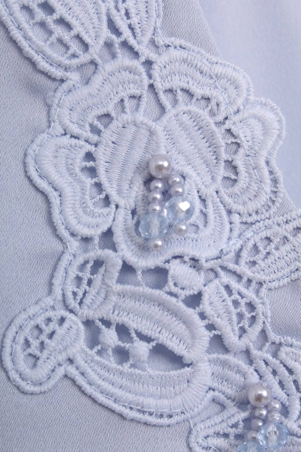 Elegant Baby Blue Blouse (L size)