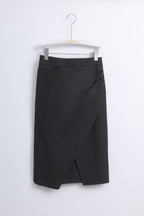 Workwear Mid Spilt Pencil Skirt (L size)