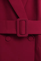 Collared Belt Short Dress (M size)