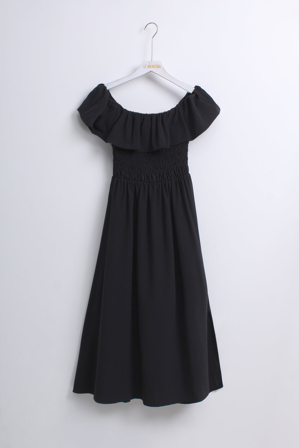 Off the Shoulder Maxi Dress (Free size)