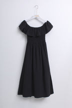 Off the Shoulder Maxi Dress (Free size)