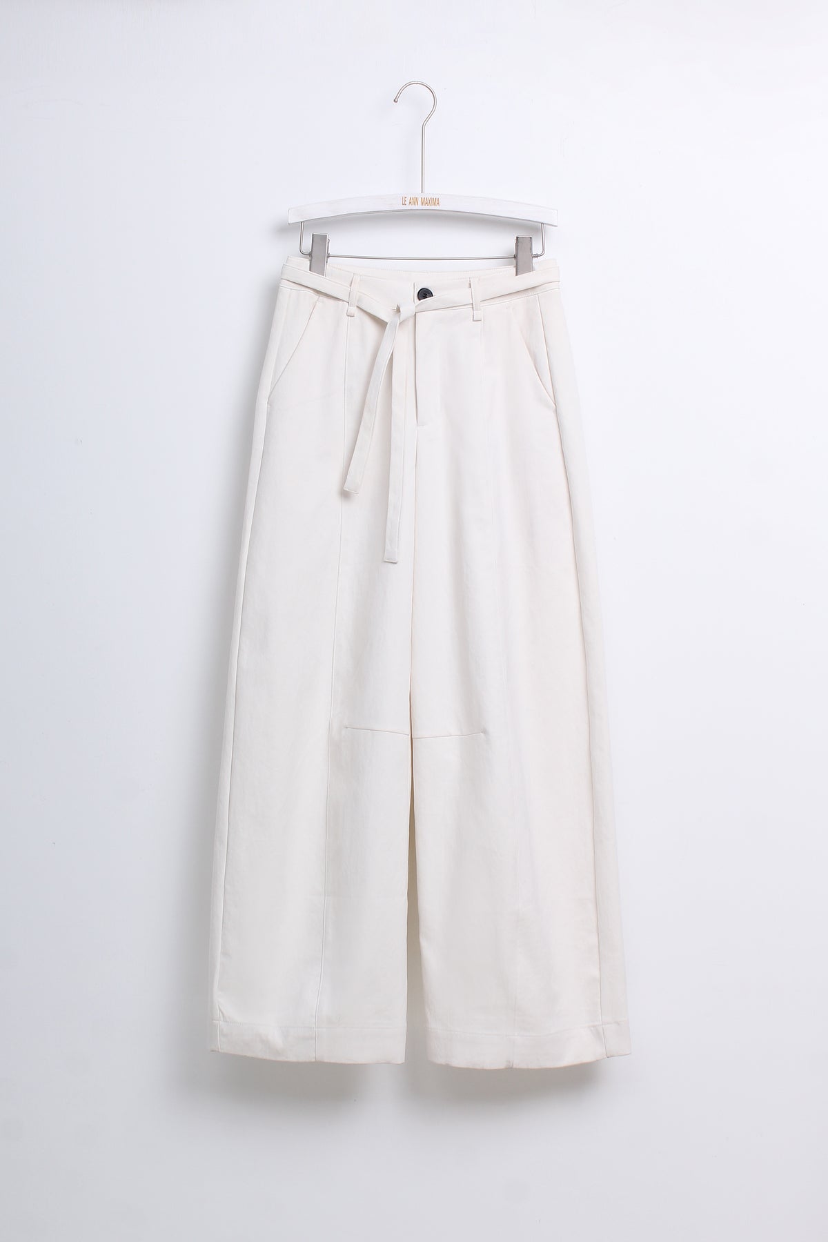 Ginny Wide-leg Pants in White (S size)