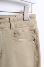 Beige Denim Wide Leg Jeans (M size)