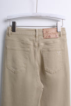 Beige Denim Wide Leg Jeans (M size)