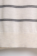 Knit Polo Top with Dog-shaped Charm (Free size)
