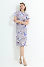 Painted Peony Modern Cheongsam