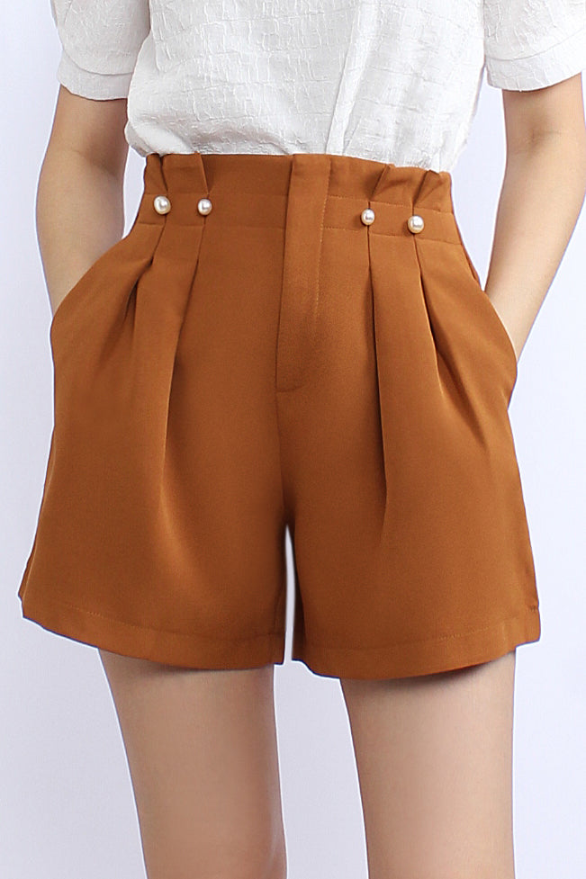 High Waist Pearl Shorts