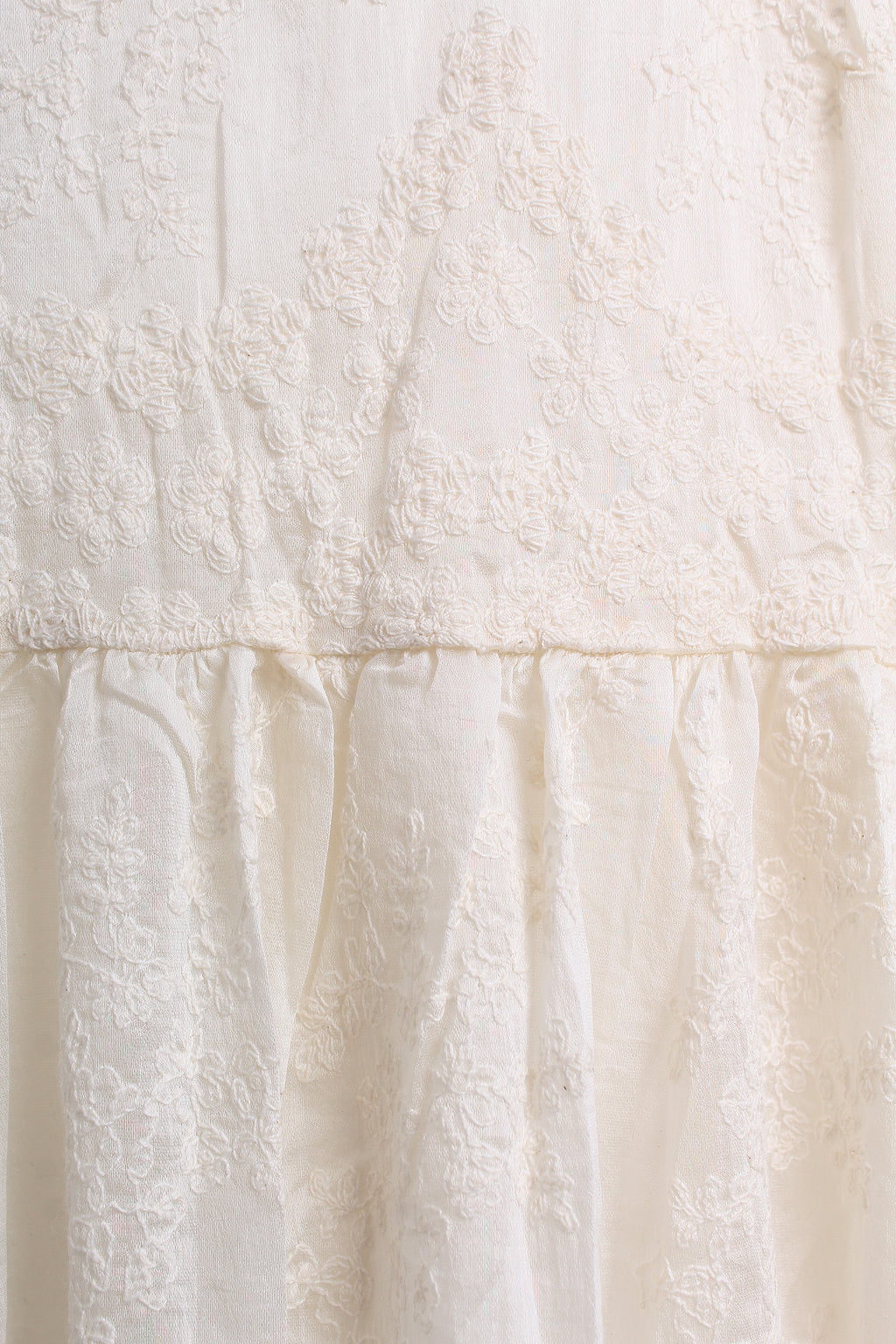 Dana Flare Maxi Dress in White (L size)