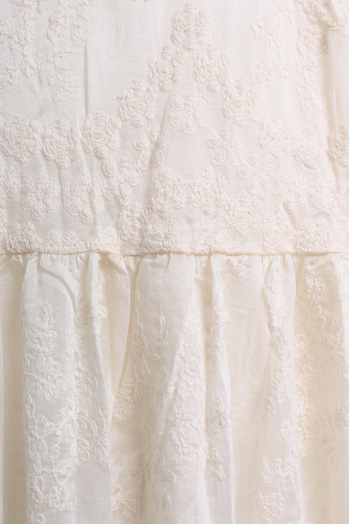 Dana Flare Maxi Dress in White (L size)