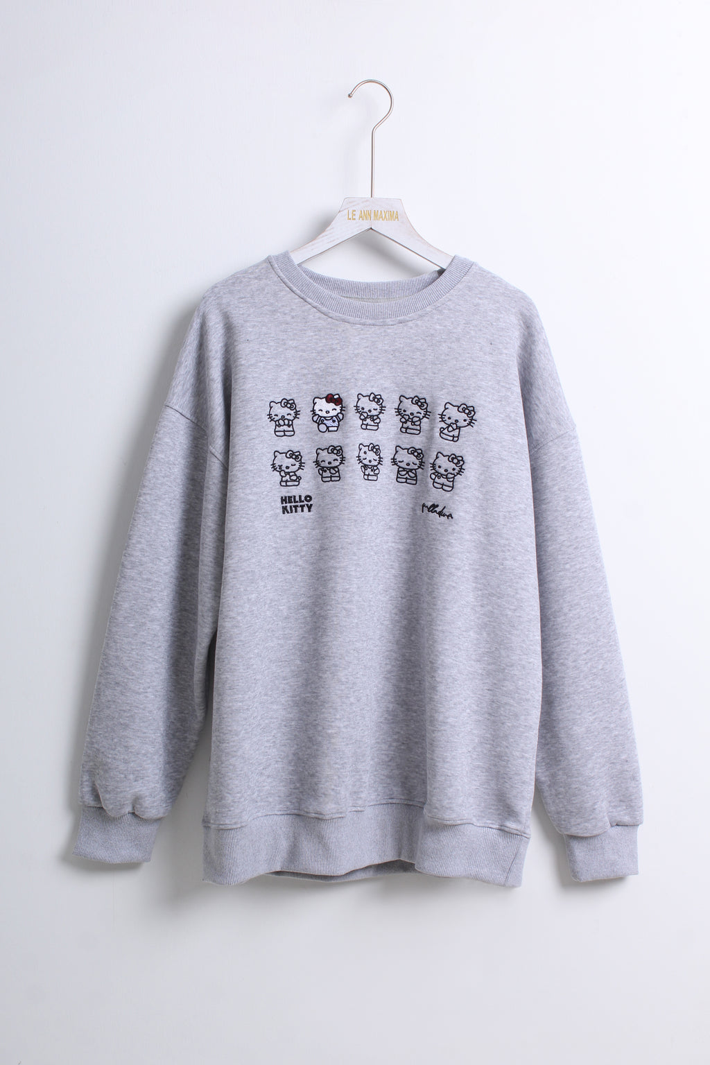 Hello Kitty Sweater in Grey (Free size)
