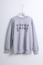 Hello Kitty Sweater in Grey (Free size)