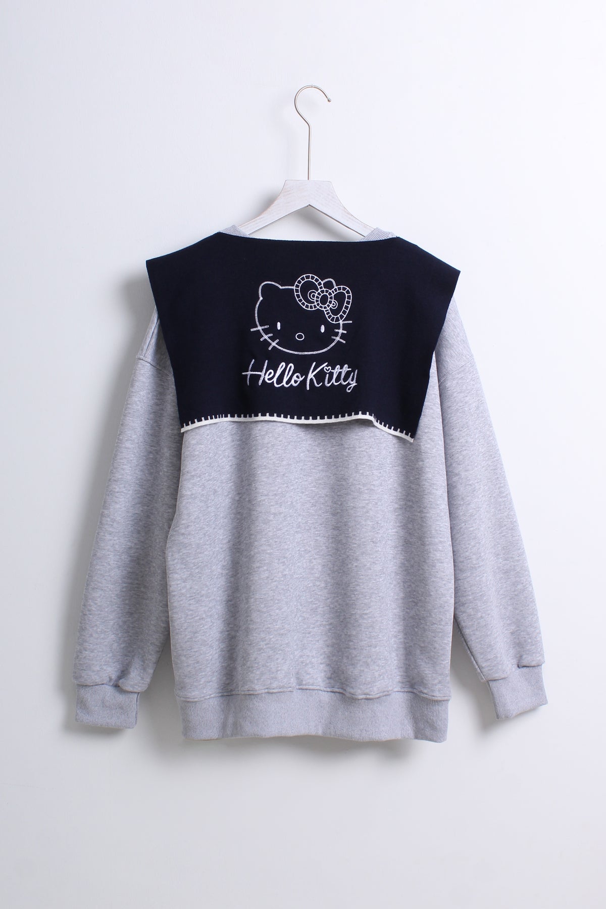 Hello Kitty Sweater in Grey (Free size)