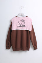 Hello Kitty Sweater in Brown (Free size)