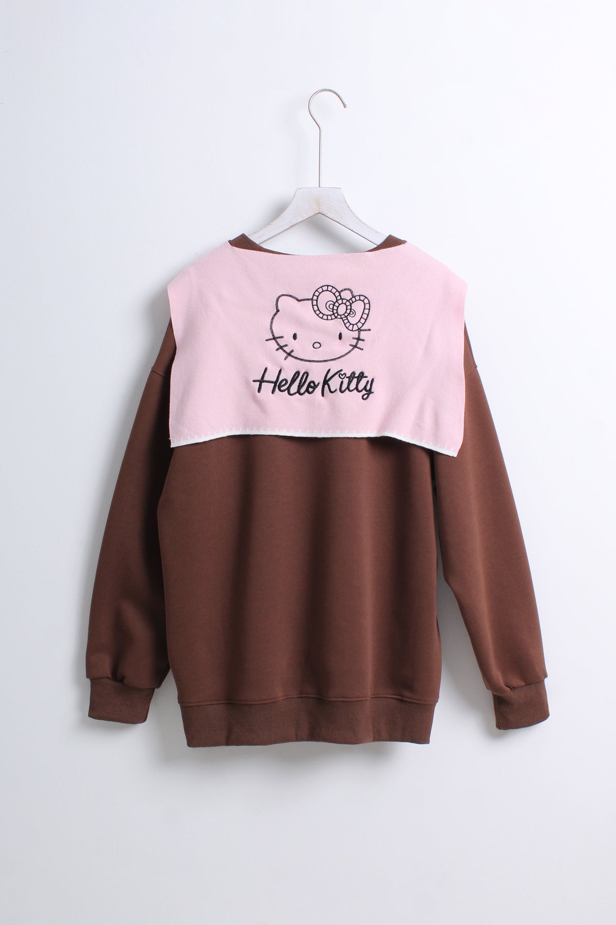 Hello Kitty Sweater in Brown (Free size)